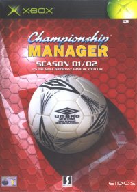 Championship Manager: Season 01/02 PAL Xbox box art